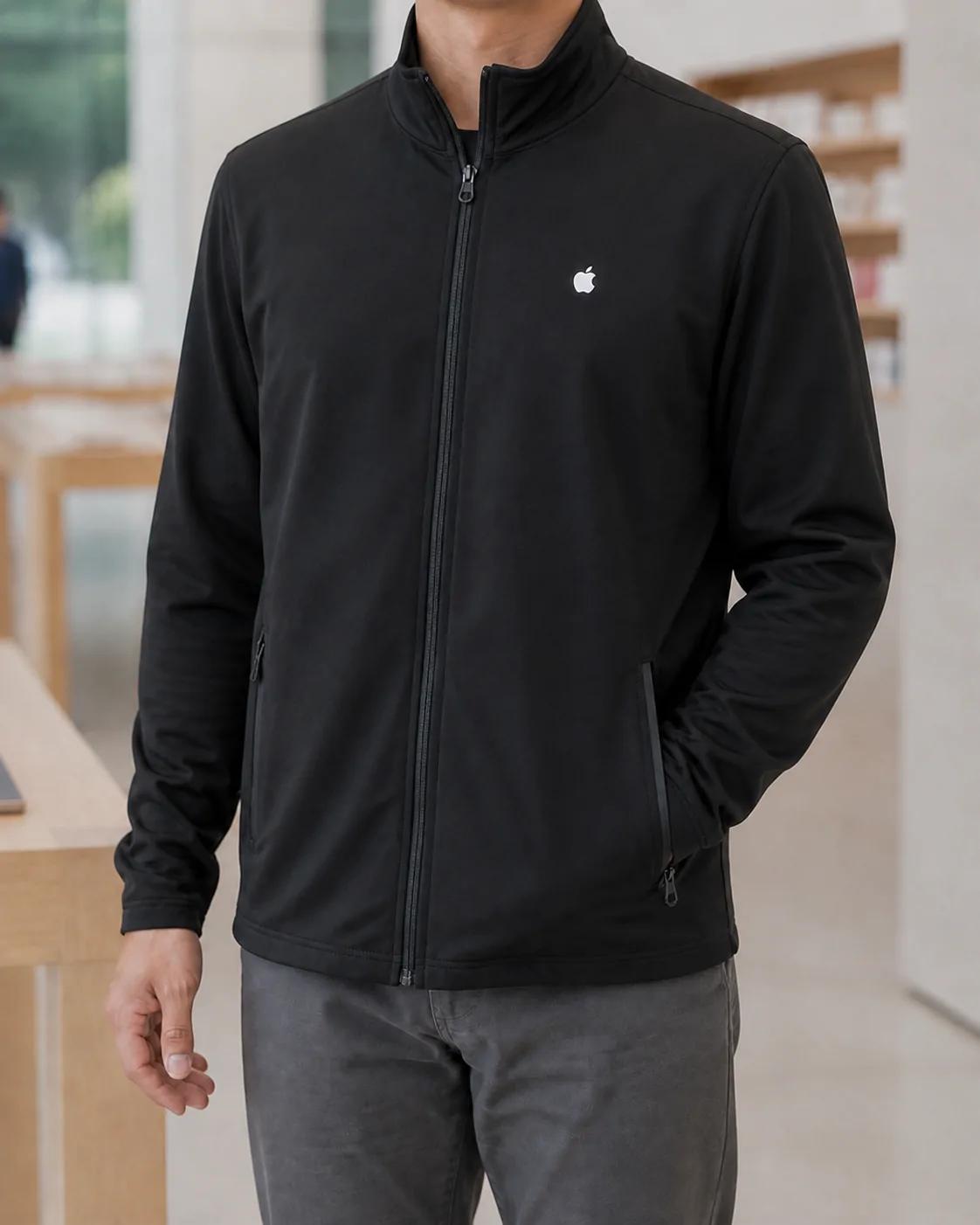 Apple branded staff jacket project