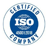 ISO 45001 certification logo