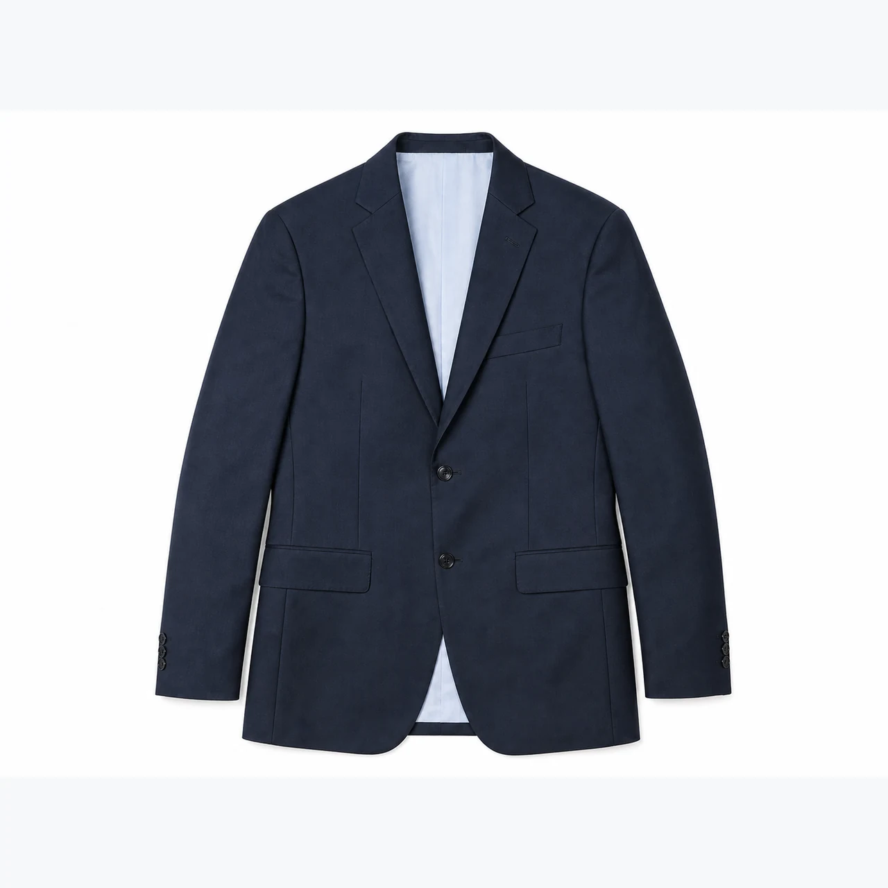 Front view of Men's Anti-Static Option Wool-Blend Suit GAR-BL-008