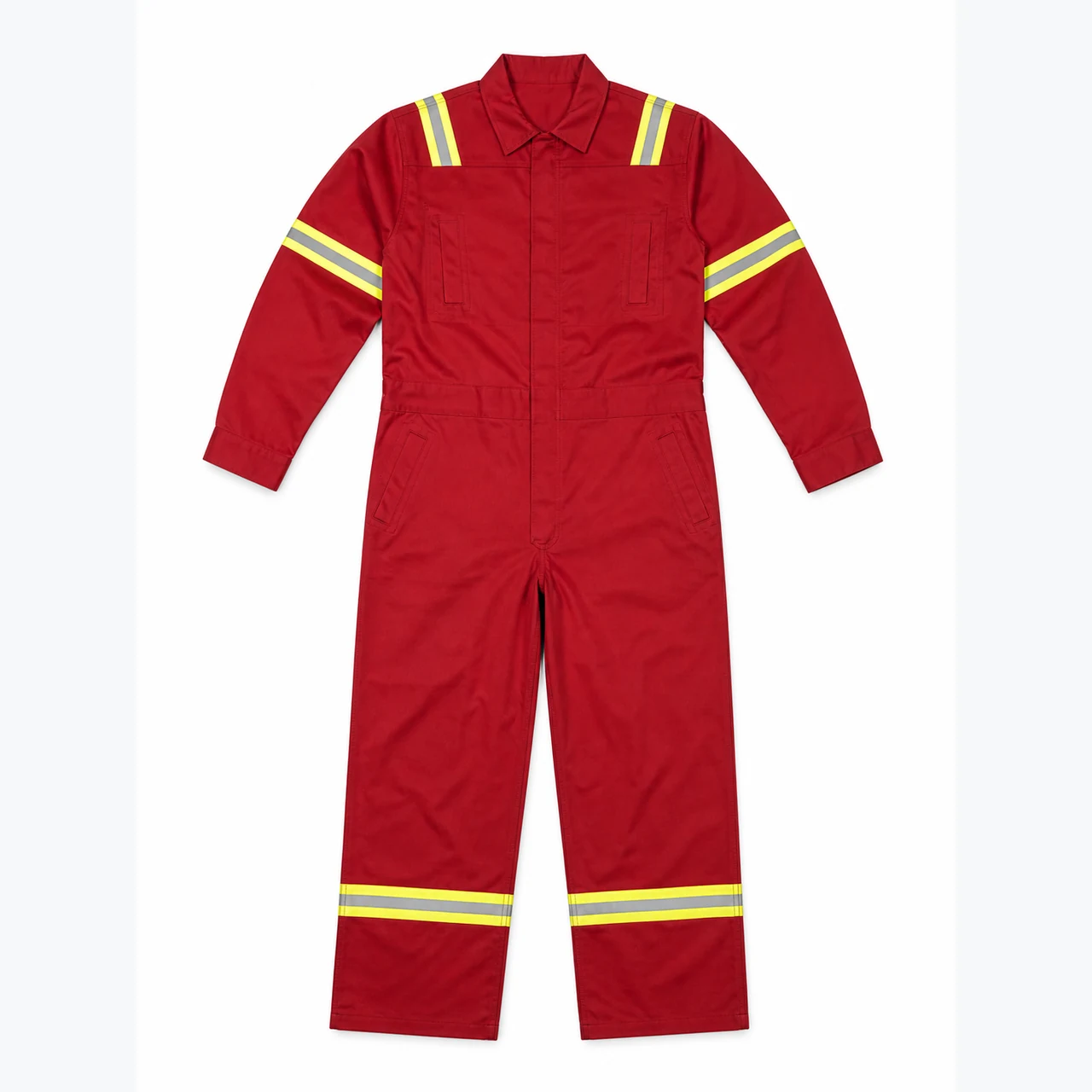 Front view of FR-Option Reflective Work Coverall GAR-CO-003