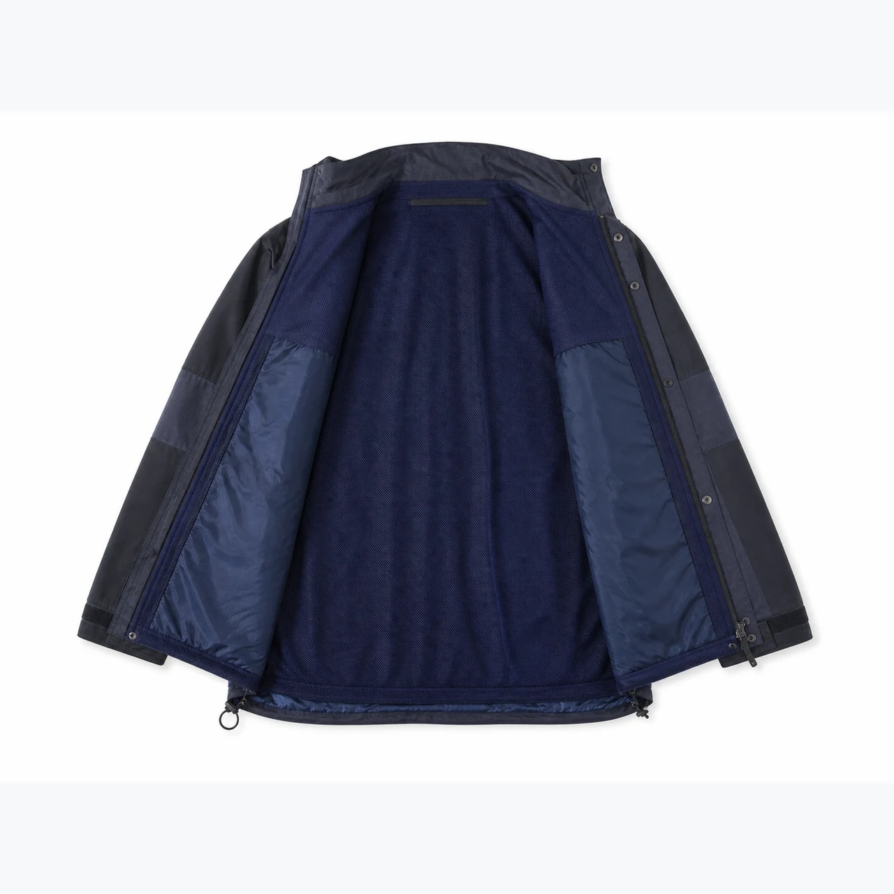Removable inner layer for a hooded work jacket