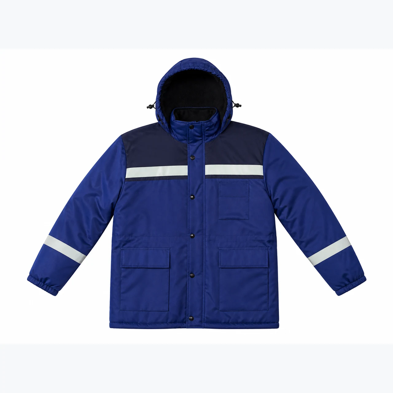 Front view of Cotton-Blend Synthetic Insulated Jacket GAR-OJ-007