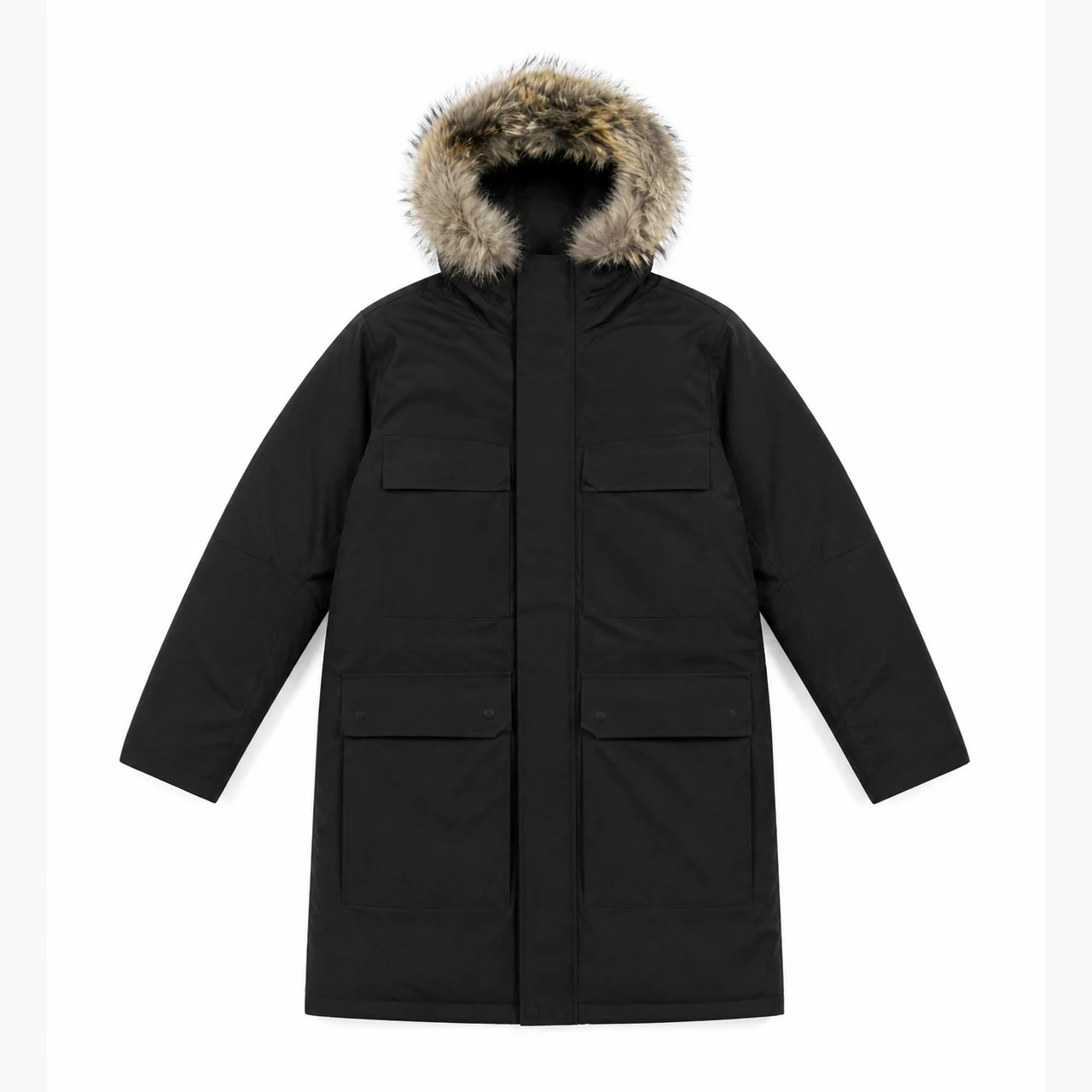 Front view of Waterproof-Breathable Goose Down Jacket GAR-OJ-009