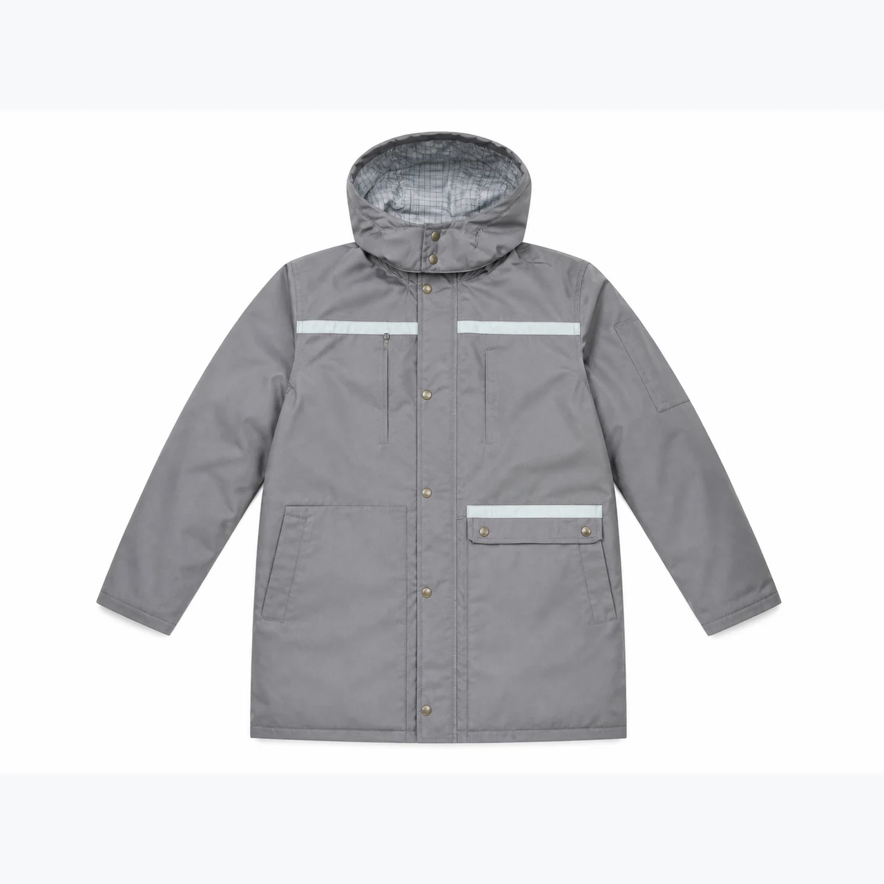 Front view of Cotton-Rich Jacket with Removable Liner GAR-OJ-011
