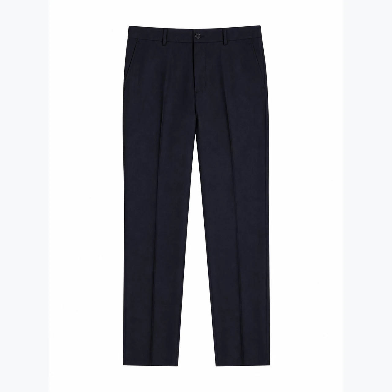 Front view of Men's Wool-Blend Tailored Trousers GAR-TR-001