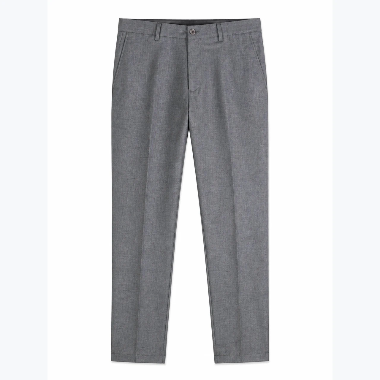 Front view of Wool-Blend Tailored Uniform Trousers GAR-TR-002