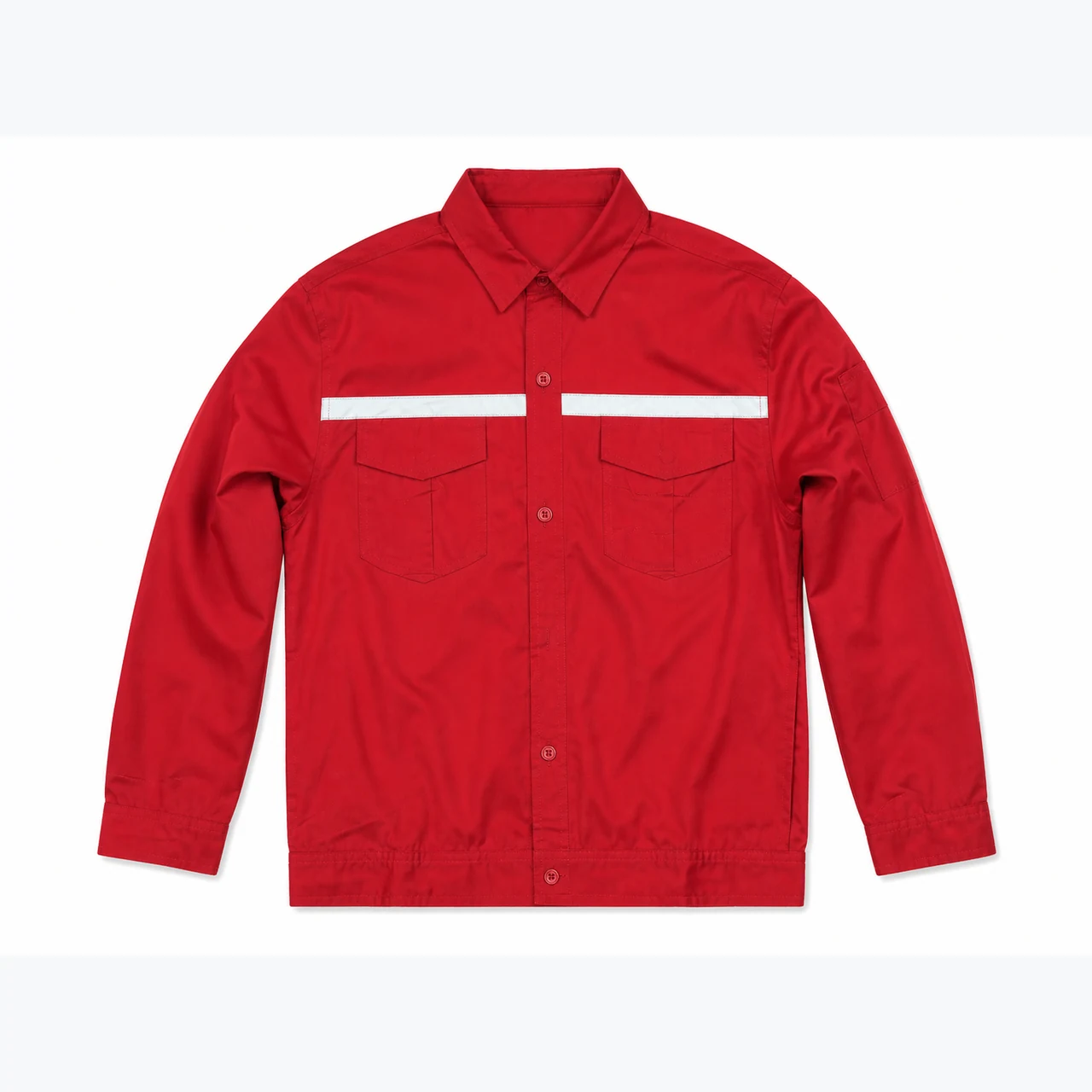 Front view of Anti-Static Option Reflective Work Jacket GAR-WJ-003