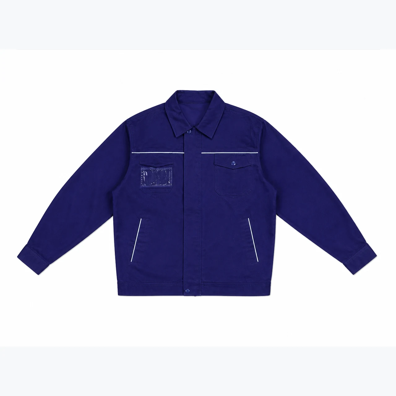 Front view of Cotton-Rich Anti-Static Option Work Jacket GAR-WJ-005