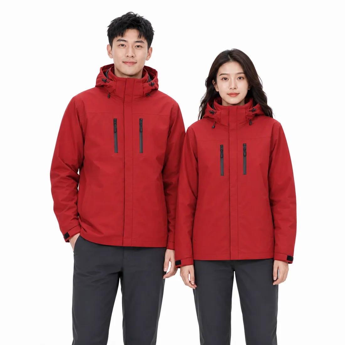 Custom three-in-one outdoor jackets